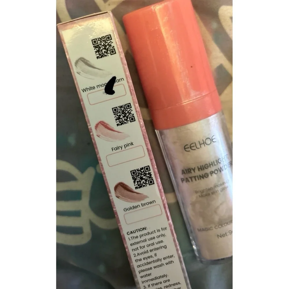 NEW Eelhoe Airy Highlight Patting Powder, White Moon Beam